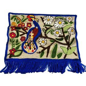 Peacock Floral Tapestry‎